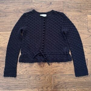 EUC Sézane Martie Cardigan in Black Size Small